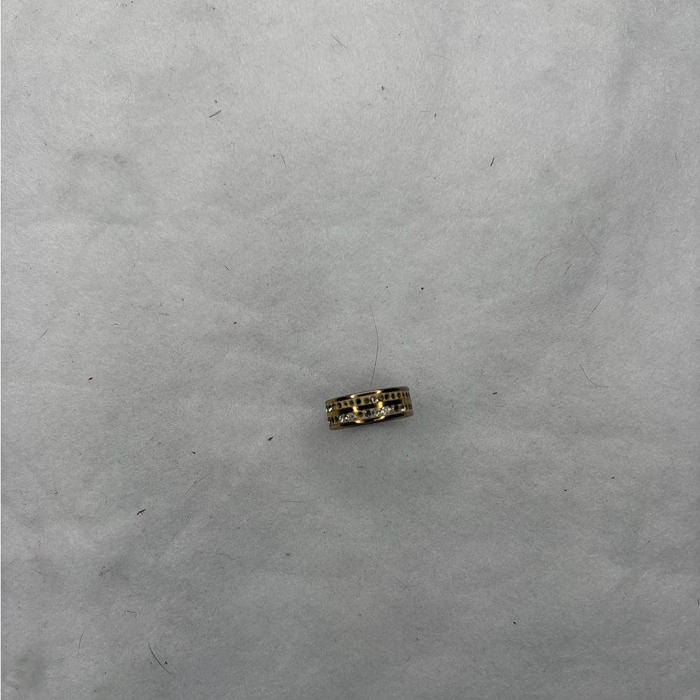 Gold and Silver Band Ring